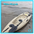 Único assento caiaque pesca barata canoas de fibra de vidro paddle boats